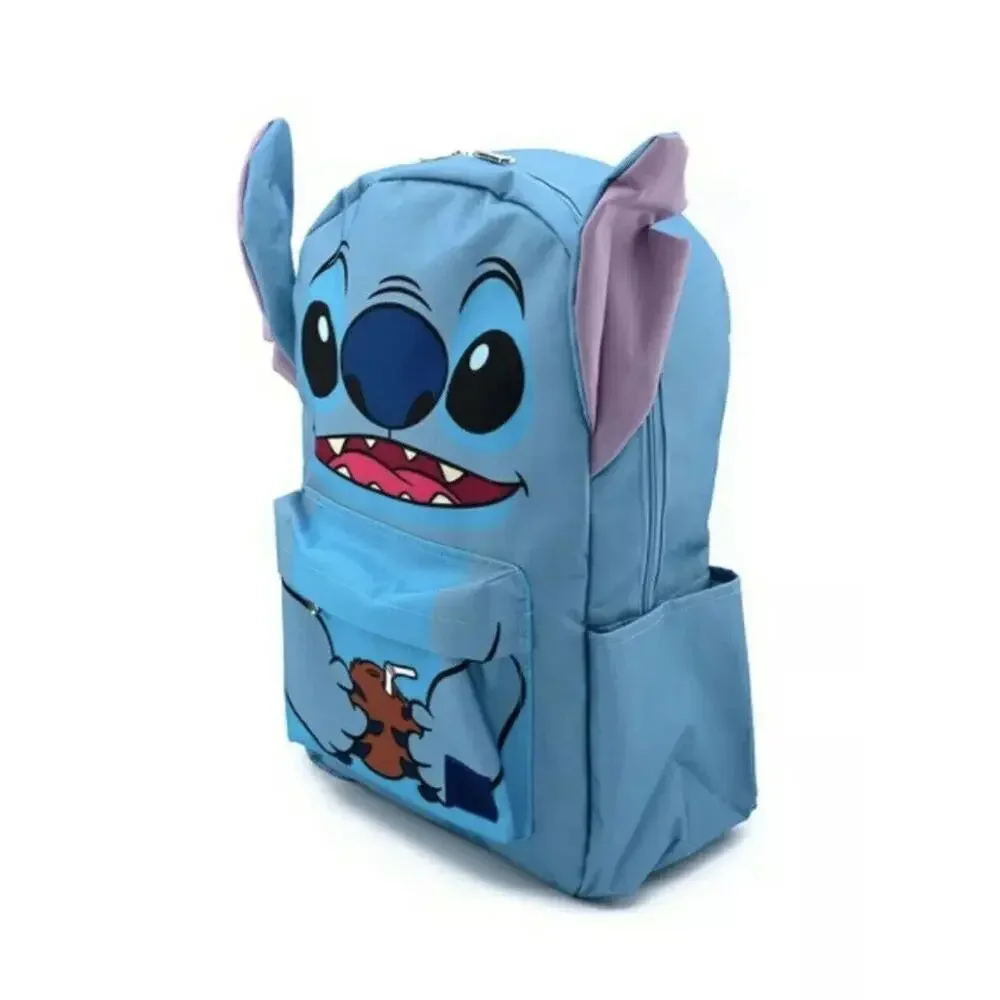 Loungefly Disney Stitch Full Size Nylon Backpack Ears Coconut New NO TAGS Large